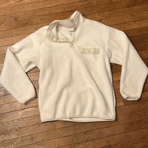 Goodfellow whit pullover fleece sweater